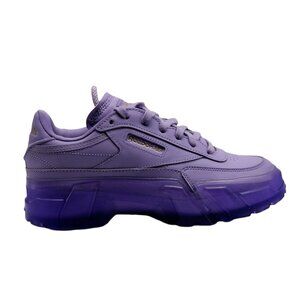 Reebok Cardi B Womens Purple Chunky Platform Sneakers Size 5.5